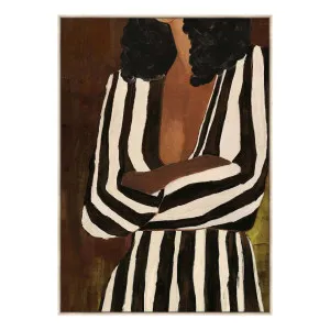 Linear Lady Box Framed Canvas in 100 x 140cm by OZ Design, a Painted Canvases for sale on Style Sourcebook