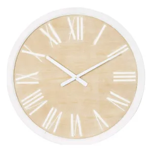 Devereaux Clock 60x60cm in White by OZ Design, a Clocks for sale on Style Sourcebook