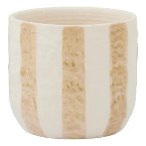 Rayas Pot 15x13.5cm in Taupe by OZ Design, a Baskets, Pots & Window Boxes for sale on Style Sourcebook