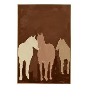 Roaming Herd Box Framed Canvas in 42 x 62cm by OZ Design, a Painted Canvases for sale on Style Sourcebook