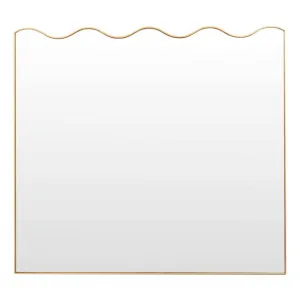 Margot Mirror 110x100cm in Brass / Gold by OZ Design, a Mirrors for sale on Style Sourcebook