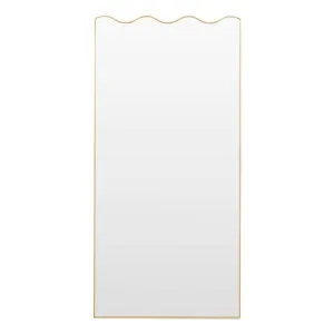 Margot Mirror 85x175cm in Brass / Gold by OZ Design, a Mirrors for sale on Style Sourcebook
