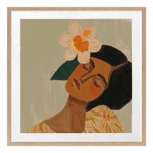Flower Child Framed Print in 68 x 68cm by OZ Design, a Prints for sale on Style Sourcebook