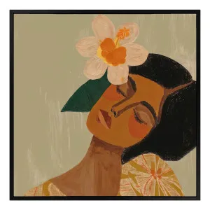 Flower Child Box Framed Canvas in 93 x 93cm by OZ Design, a Painted Canvases for sale on Style Sourcebook