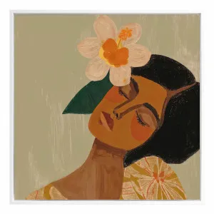 Flower Child Box Framed Canvas in 93 x 93cm by OZ Design, a Painted Canvases for sale on Style Sourcebook