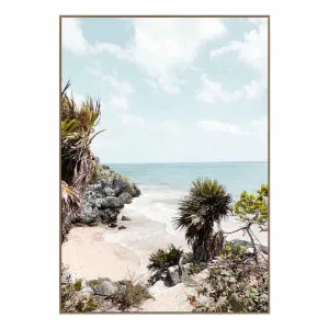 Summer Vibes B Box Framed Canvas in 95 x 135cm by OZ Design, a Painted Canvases for sale on Style Sourcebook