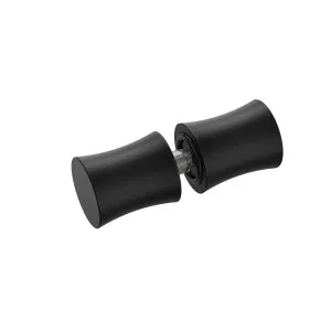 Shower Door Knob EK2 Matte Black by Estelle, a Door Knobs & Handles for sale on Style Sourcebook