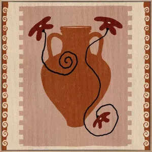 Out of Vase Blooms IX Rust Canvas Art Print by Urban Road, a Prints for sale on Style Sourcebook