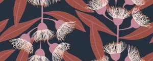 Eucalyptus Midnight Wallpaper by Urban Road, a Wallpaper for sale on Style Sourcebook