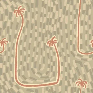 Palm Drift Light Green Wallpaper by Urban Road, a Wallpaper for sale on Style Sourcebook