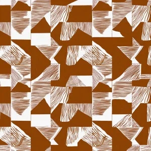 Collage Dark Ochre Wallpaper by Urban Road, a Wallpaper for sale on Style Sourcebook
