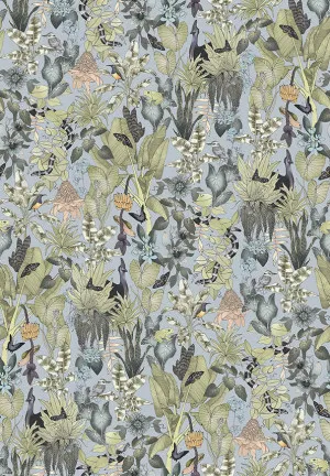Rainforest Sky Blue Wallpaper by Urban Road, a Wallpaper for sale on Style Sourcebook