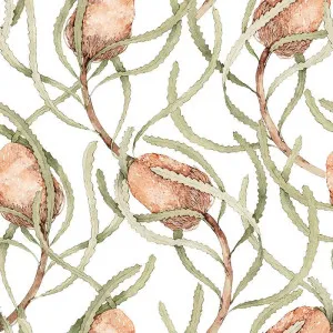 Banksia White Wallpaper by Urban Road, a Wallpaper for sale on Style Sourcebook