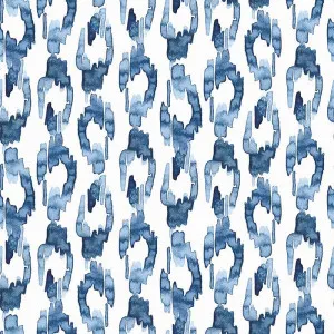 Leopard Spots Indigo Wallpaper by Urban Road, a Wallpaper for sale on Style Sourcebook