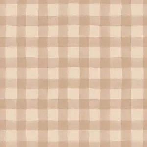 Gingham Beige Wallpaper by Urban Road, a Wallpaper for sale on Style Sourcebook