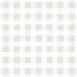 Gingham Cloud with White Stripes Wallpaper by Urban Road, a Wallpaper for sale on Style Sourcebook