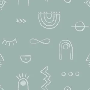 Wayfarer Teal Wallpaper by Urban Road, a Wallpaper for sale on Style Sourcebook