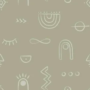 Wayfarer Sage Green Wallpaper by Urban Road, a Wallpaper for sale on Style Sourcebook