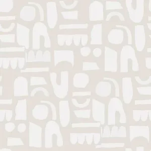 Colliding Ecru Wallpaper by Urban Road, a Wallpaper for sale on Style Sourcebook