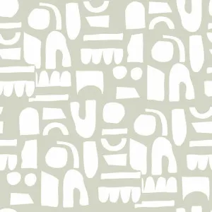 Colliding Light Green Wallpaper by Urban Road, a Wallpaper for sale on Style Sourcebook