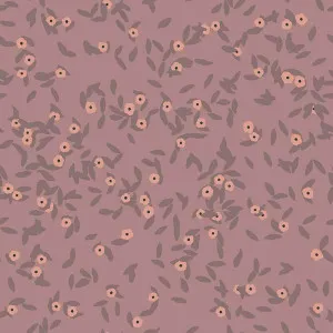 Forget-Me-Nots Dusty Rose Wallpaper by Urban Road, a Wallpaper for sale on Style Sourcebook