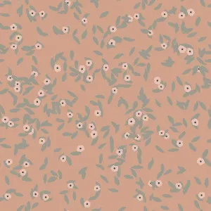 Forget-Me-Nots Peach Wallpaper by Urban Road, a Wallpaper for sale on Style Sourcebook