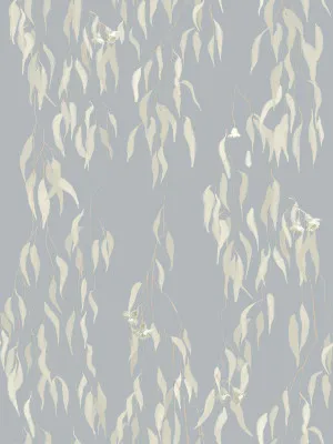 Gumtree Falls Dusty Blue Wallpaper by Urban Road, a Wallpaper for sale on Style Sourcebook