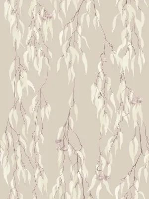 Gumtree Falls Blush Taupe Wallpaper by Urban Road, a Wallpaper for sale on Style Sourcebook