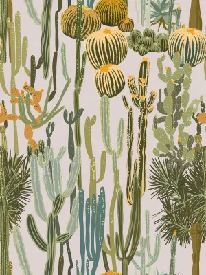 Cactus Patch Golden Sands Wallpaper by Urban Road, a Wallpaper for sale on Style Sourcebook