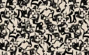 Scattered Pompeii Dark Wallpaper by Urban Road, a Wallpaper for sale on Style Sourcebook