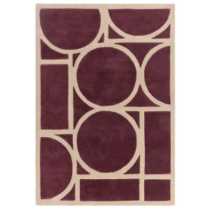 Asiatic Metro Plum by Asiatic London, a Contemporary Rugs for sale on Style Sourcebook