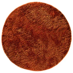 Asiatic Plush Rust Round by Asiatic London, a Contemporary Rugs for sale on Style Sourcebook