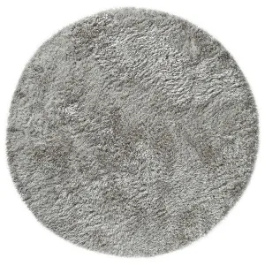 Asiatic Plush Silver Round by Asiatic London, a Contemporary Rugs for sale on Style Sourcebook