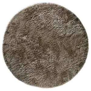 Asiatic Plush Taupe Round by Asiatic London, a Contemporary Rugs for sale on Style Sourcebook