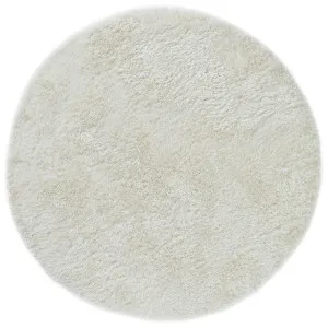 Asiatic Plush White Round by Asiatic London, a Contemporary Rugs for sale on Style Sourcebook