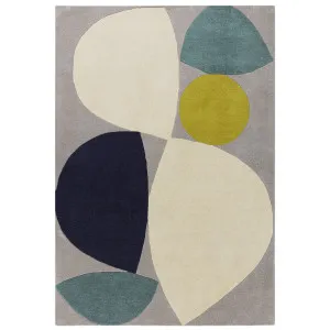 Asiatic Reef 25 Mid Century Teal by Asiatic London, a Contemporary Rugs for sale on Style Sourcebook