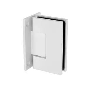 Boston Wall to Glass Heavy Duty Hinge with T Type Mounting Plate - White by Estelle, a Bathroom Fixtures for sale on Style Sourcebook