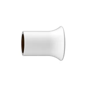 Round 90 Degree Wall to Rail Fitting White by Estelle, a Door Hardware for sale on Style Sourcebook