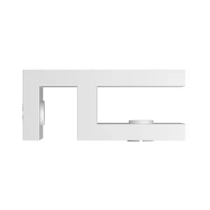 Boston Glass to Glass 90 Degree Clamp White by Estelle, a Bathroom Fixtures for sale on Style Sourcebook