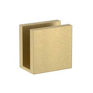 Wall to Glass 90 Degree 10mm Clamp Soft Gold Brushed by Estelle, a Bathroom Fixtures for sale on Style Sourcebook