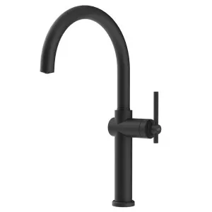 Gessi Habito Swivel Kitchen Mixer Tap Matte Black 60670-299 by Gessi, a Kitchen Taps & Mixers for sale on Style Sourcebook
