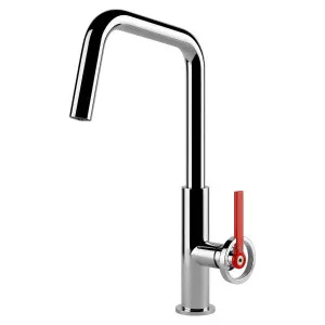 Gessi Officine V Swivel Kitchen Mixer Tap Chrome 60201-031 by Gessi, a Kitchen Taps & Mixers for sale on Style Sourcebook