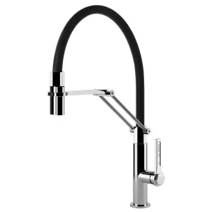 Gessi Officine Semi-Professional Spray Kitchen Mixer Tap Chrome 60055-031 by Gessi, a Kitchen Taps & Mixers for sale on Style Sourcebook