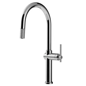 Gessi Habito Pull Out Kitchen Mixer Tap Chrome 60672-031 by Gessi, a Kitchen Taps & Mixers for sale on Style Sourcebook
