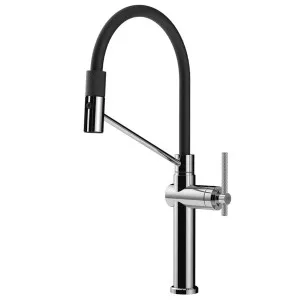 Gessi Habito Semi-Professional Spray Kitchen Mixer Tap Chrome 60664-031 by Gessi, a Kitchen Taps & Mixers for sale on Style Sourcebook