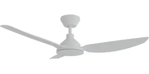 Calibo Sora 48" DC Ceiling Fan with Wall Control and Remote White by Calibo, a Ceiling Fans for sale on Style Sourcebook