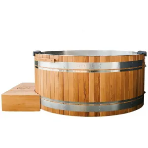 Revel Glacier Duo Cedar Ice Bath R-ICEDUO-V2 by Revel, a Saunas for sale on Style Sourcebook