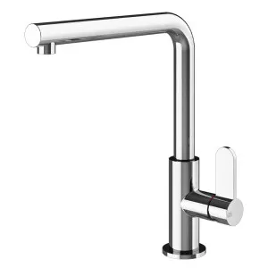 Gessi Helium Right Angle Round Swivel Mixer Tap Chrome 50105-031 by Gessi, a Kitchen Taps & Mixers for sale on Style Sourcebook