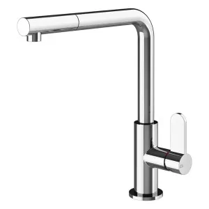Gessi Helium Right Angle Round Pull Out Tap Chrome 50103-031 by Gessi, a Kitchen Taps & Mixers for sale on Style Sourcebook