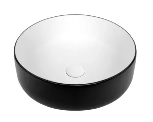 Artis 88 355x355x120 Matte Black & Matte White Basin by Otti Australia, a Basins for sale on Style Sourcebook